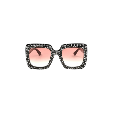 Gucci Square Frame Acetate Sunglasses — Black – GG0148S 30001641 005