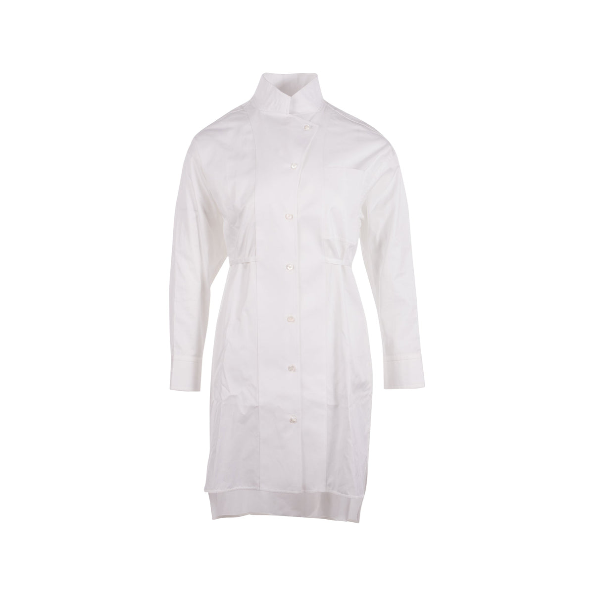 hermes-size-32-chemise-a-liens-shirt-dress-cotton-white