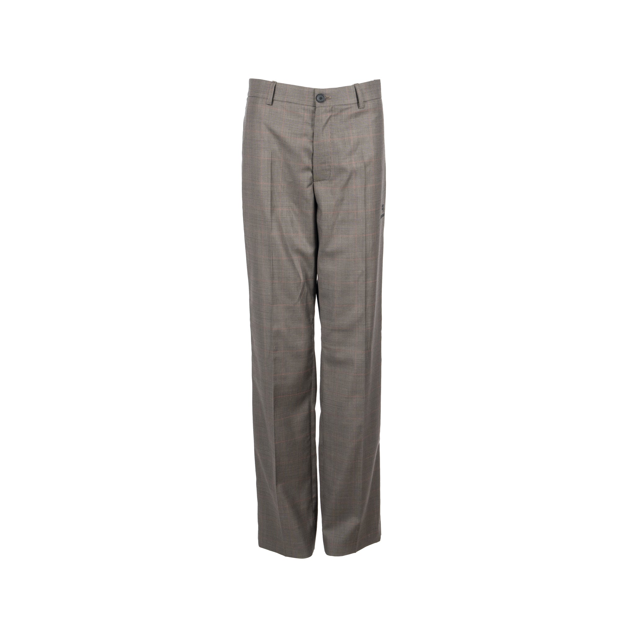 balenciaga-size-44-checked-single-breasted-trousers-wool-dark-grey