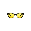 Flatlist Le Bucheron Sunglasses — Black – Solid Yellow 130 Soli