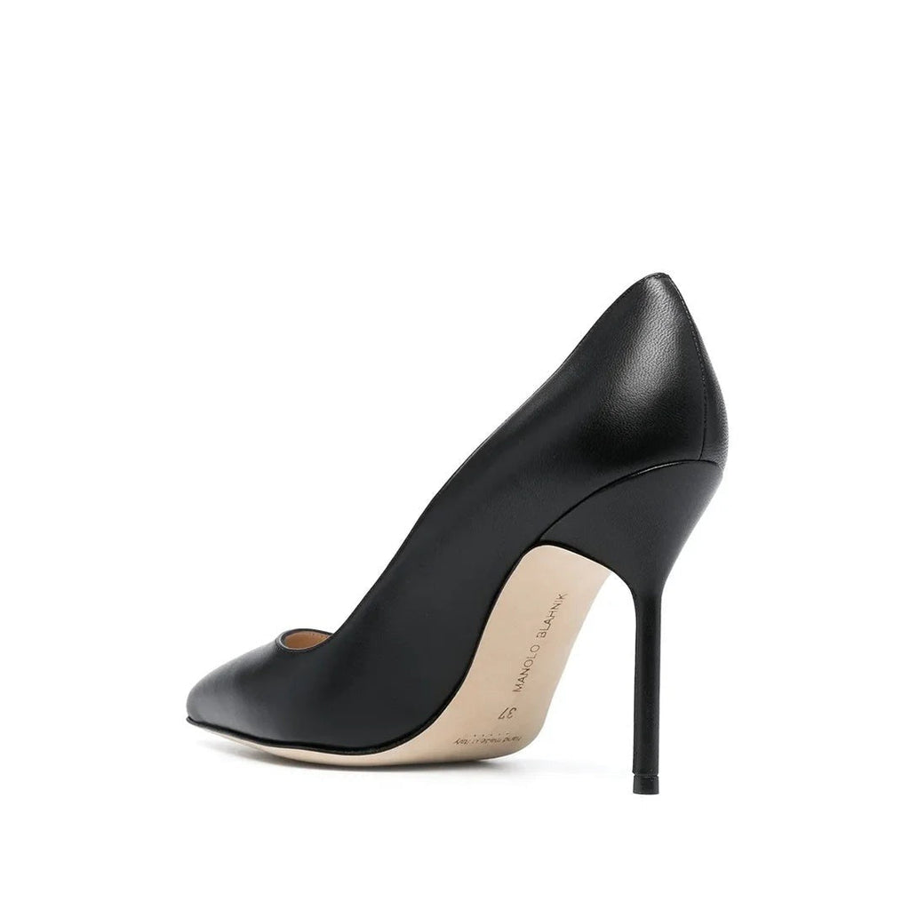 MANOLO BLAHNIK BB POINTED-TOE PUMPS BLACK