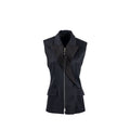 louis-vuitton-size-36-sleeveless-zip-up-blazer-silk-wool-black