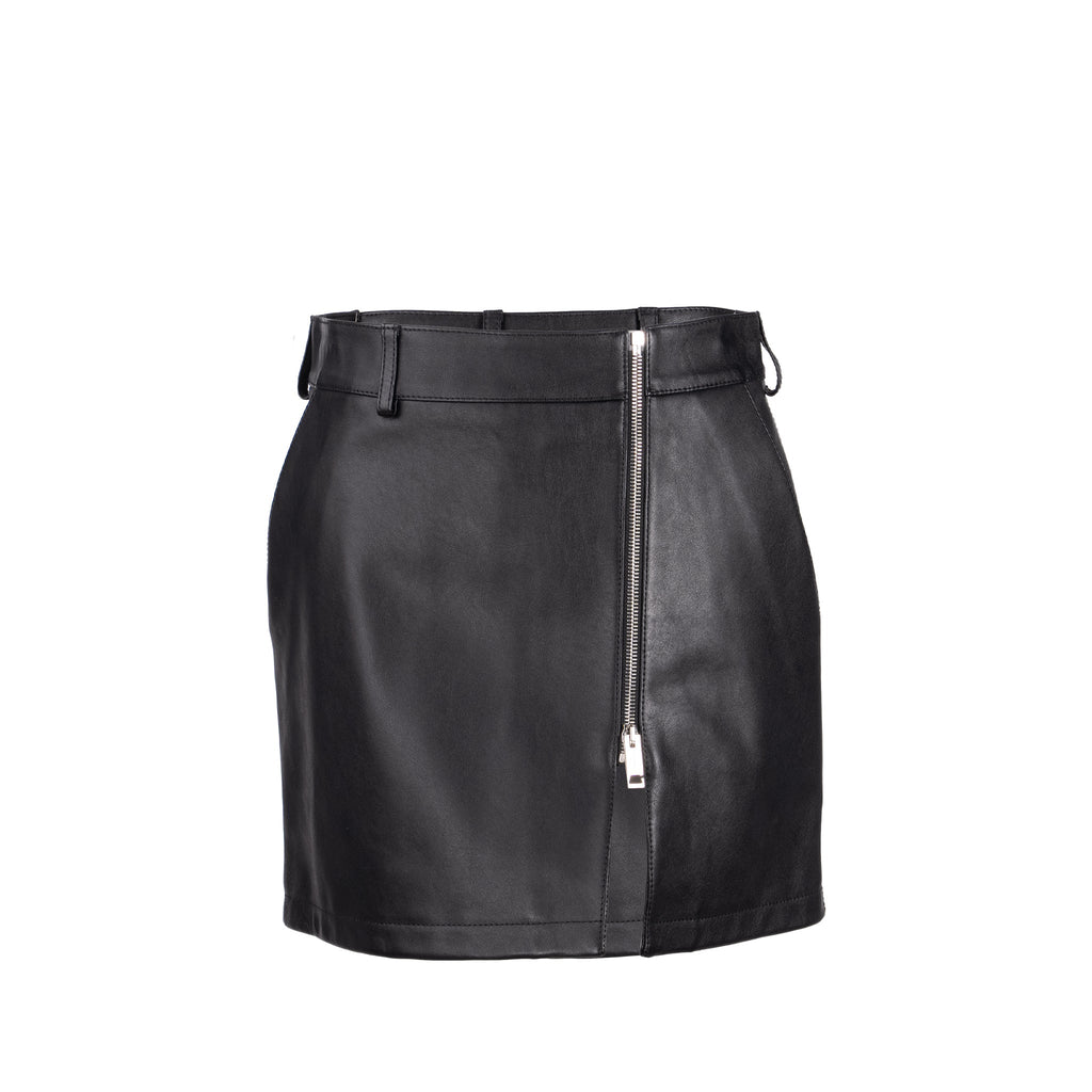 burberry-size-it38-zip-front-mini-skirt-grain-calfskin-black