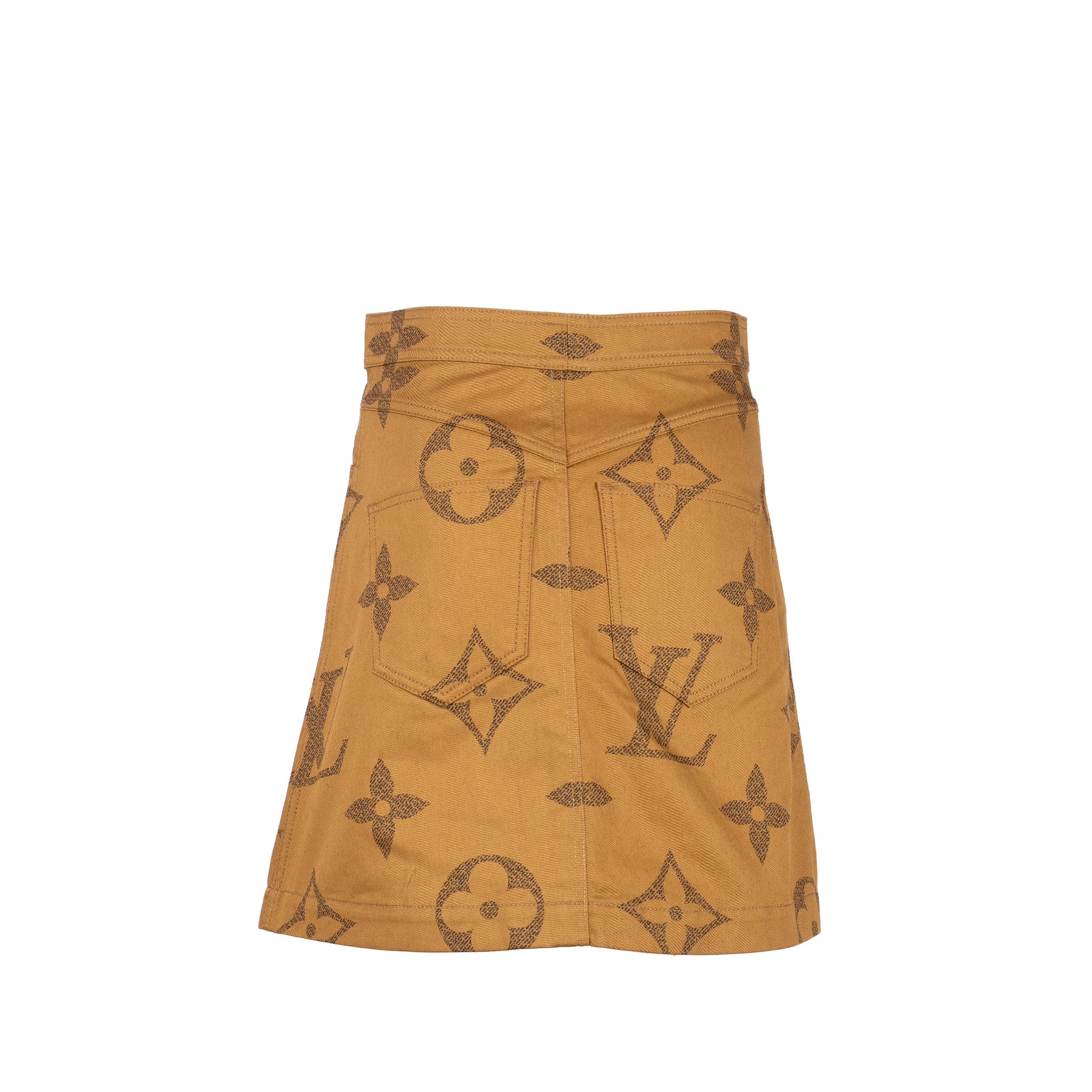 louis-vuitton-size-36-giant-monogram-skirt-cotton-brown