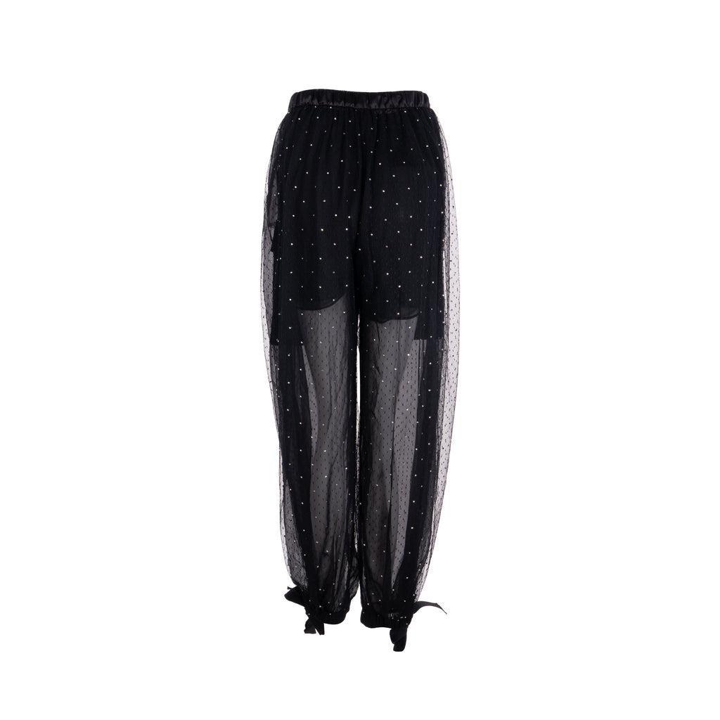 chanel-size-36-19c-transparent-pants-black