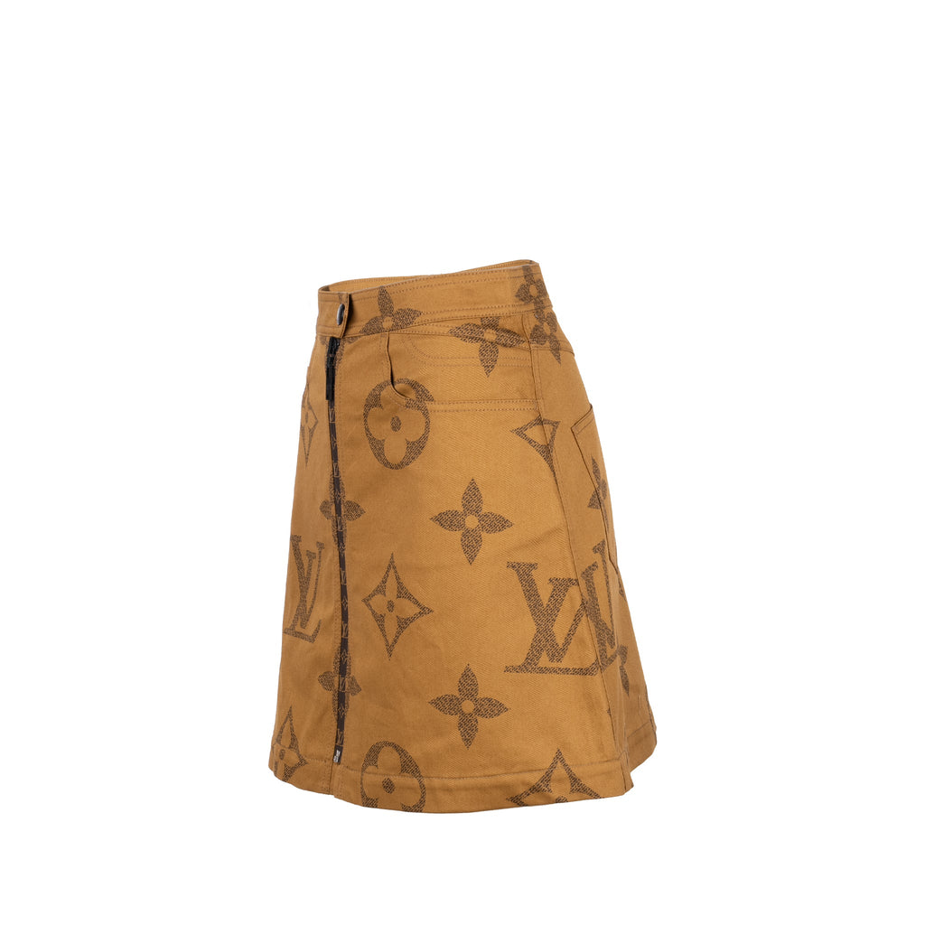 louis-vuitton-size-36-giant-monogram-skirt-cotton-brown