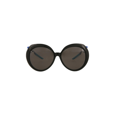 Balenciaga Round Frame Sunglasses — Black – BB0024SA 30007767 005