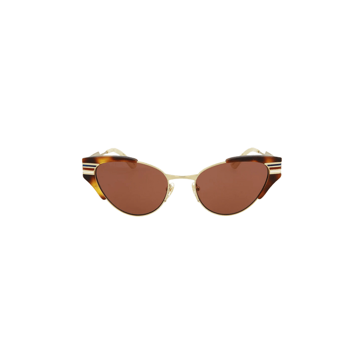Gucci Cat Eye Frame Sunglasses — Brown – GG0522S 30007699 002