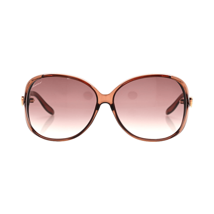 Gucci Round Frame Sunglasses — Brown – GG3525K