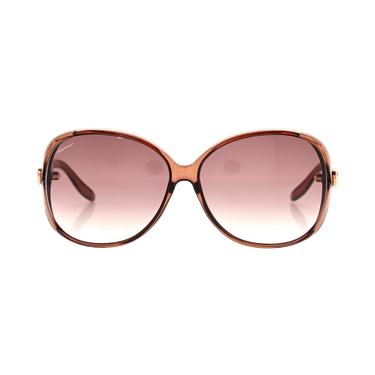 Gucci Round Frame Sunglasses — Brown – GG3525K