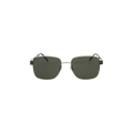 Saint Laurent Square Frame Sunglasses — Silver