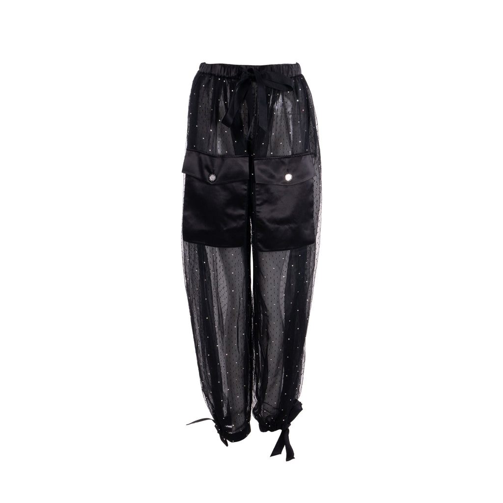 chanel-size-36-19c-transparent-pants-black