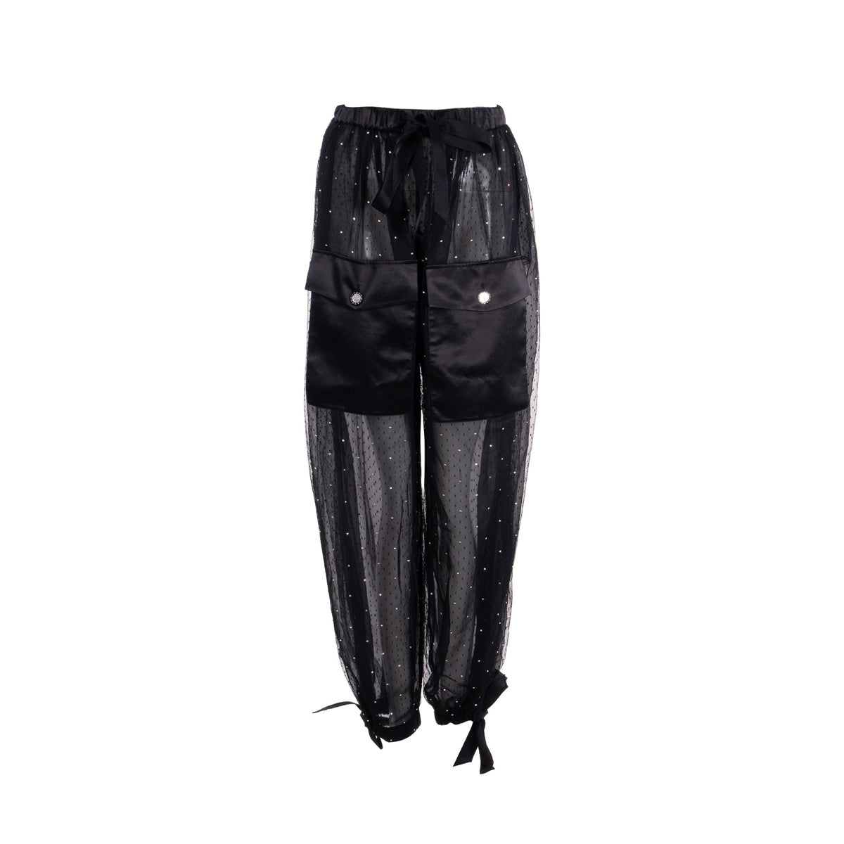 chanel-size-36-19c-transparent-pants-black