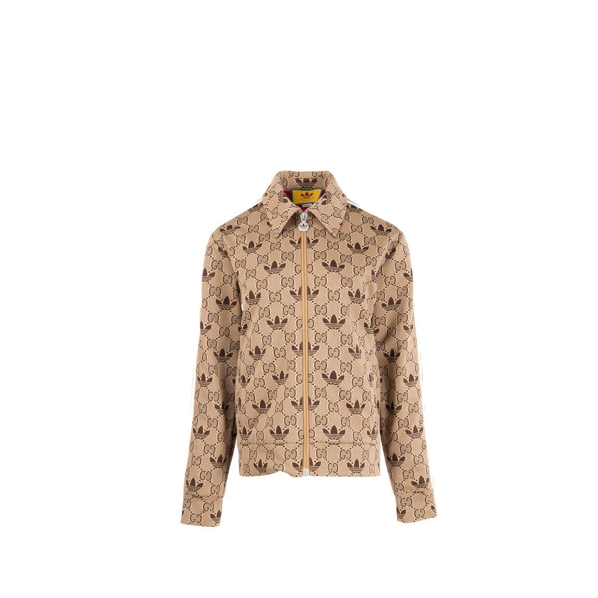 gucci-x-adidas-size-xs-gg-trefoil-zip-jacket-cotton-beige-ebony
