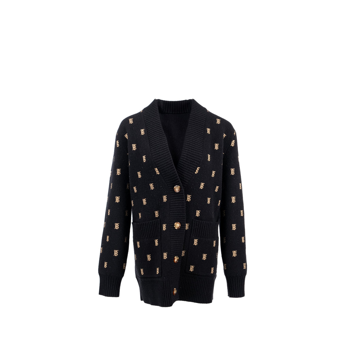 burberry-size-s-palena-tb-monogram-cardigan-wool-black-beige