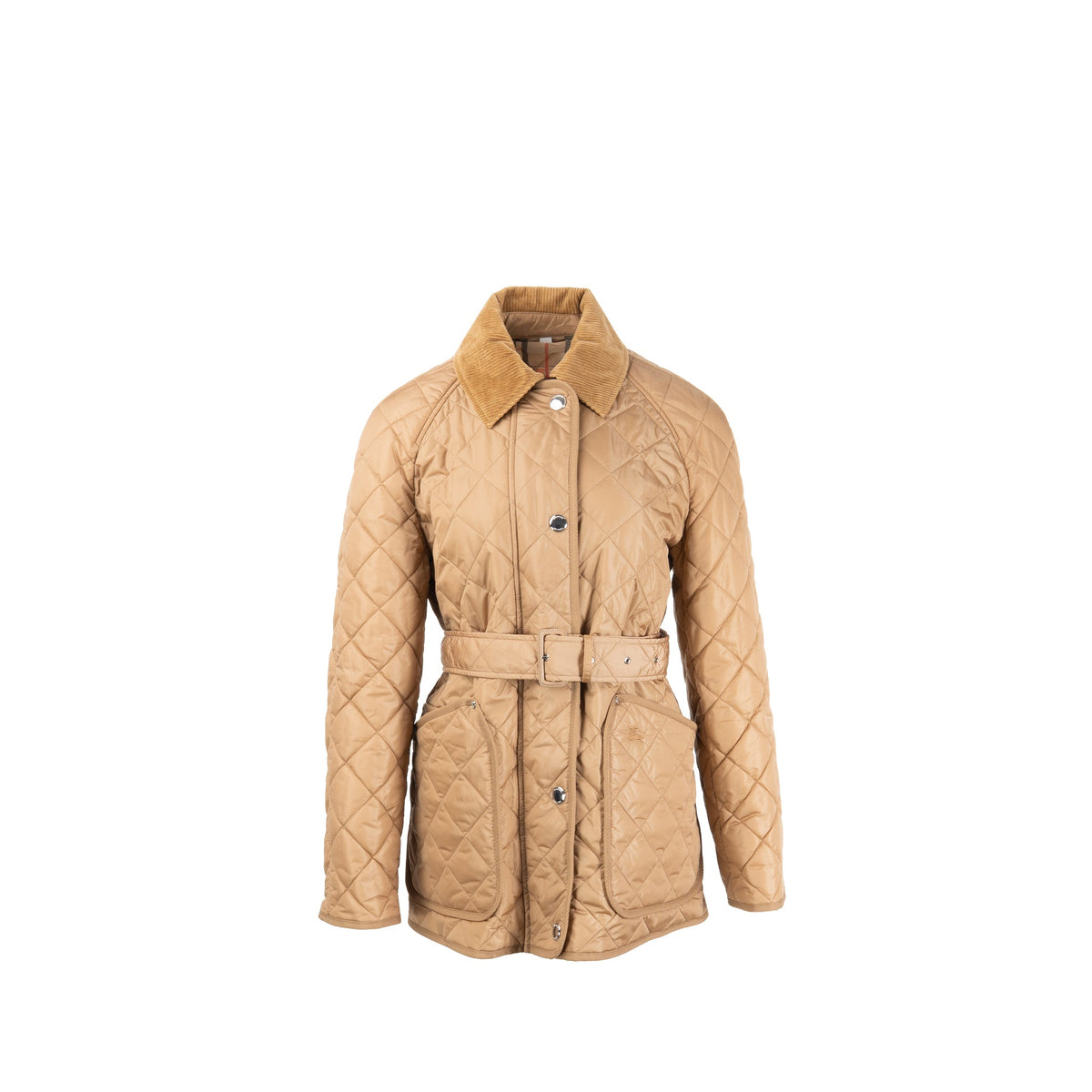 burberry-size-m-quilted-belted-waist-jacket-polyamide-beige