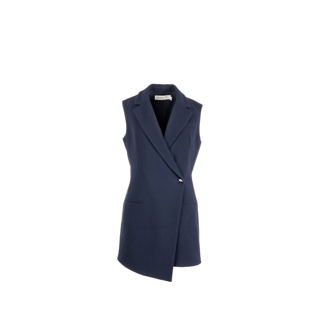 dior-size-40-sleeveless-coat-wool-navy