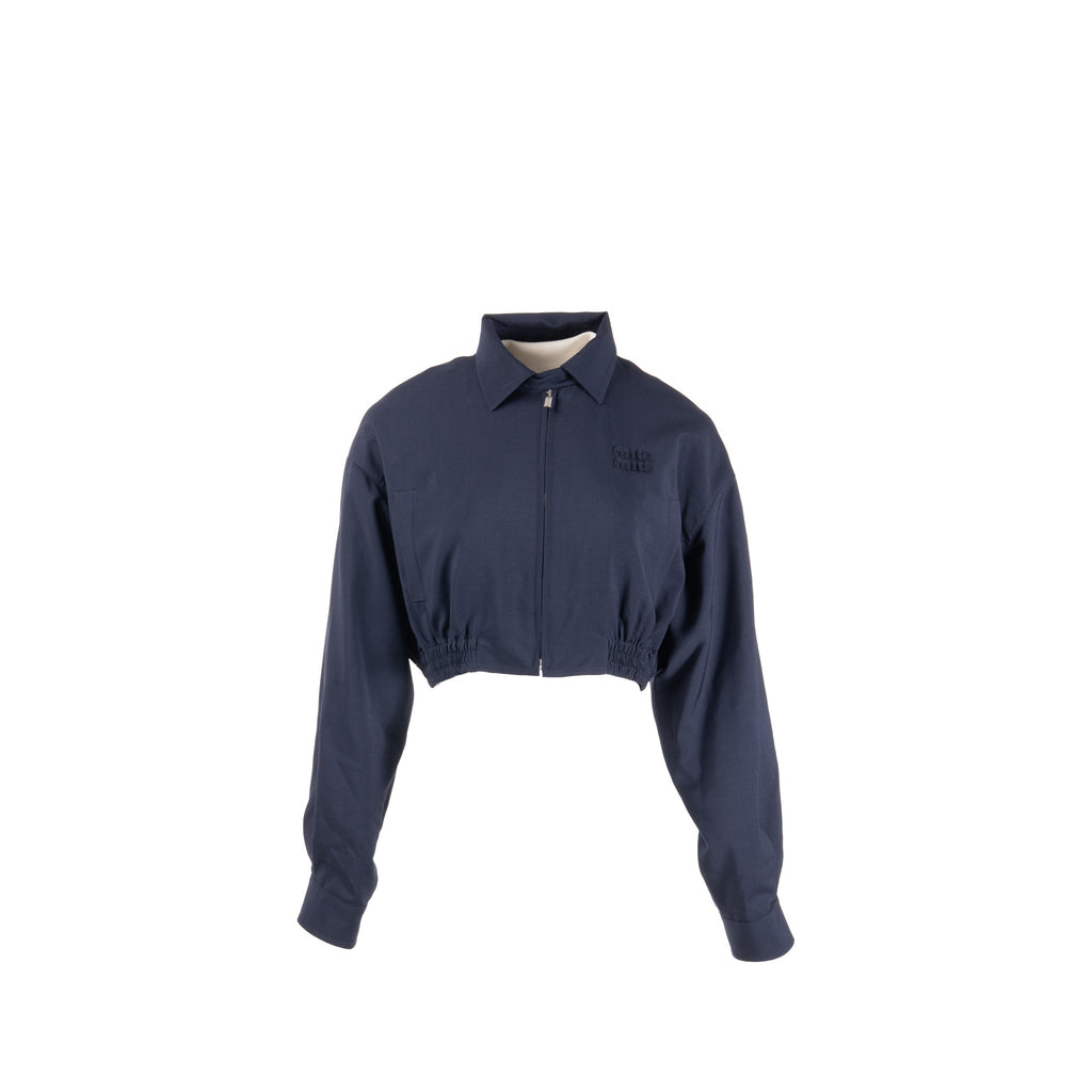 miu-miu-size-36-cropped-blouson-jacket-virgin-wool-mohair-navy-1