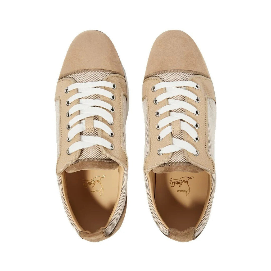 CHRISTIAN LOUBOUTIN LOUIS JUNIOR SNEAKER BEIGE