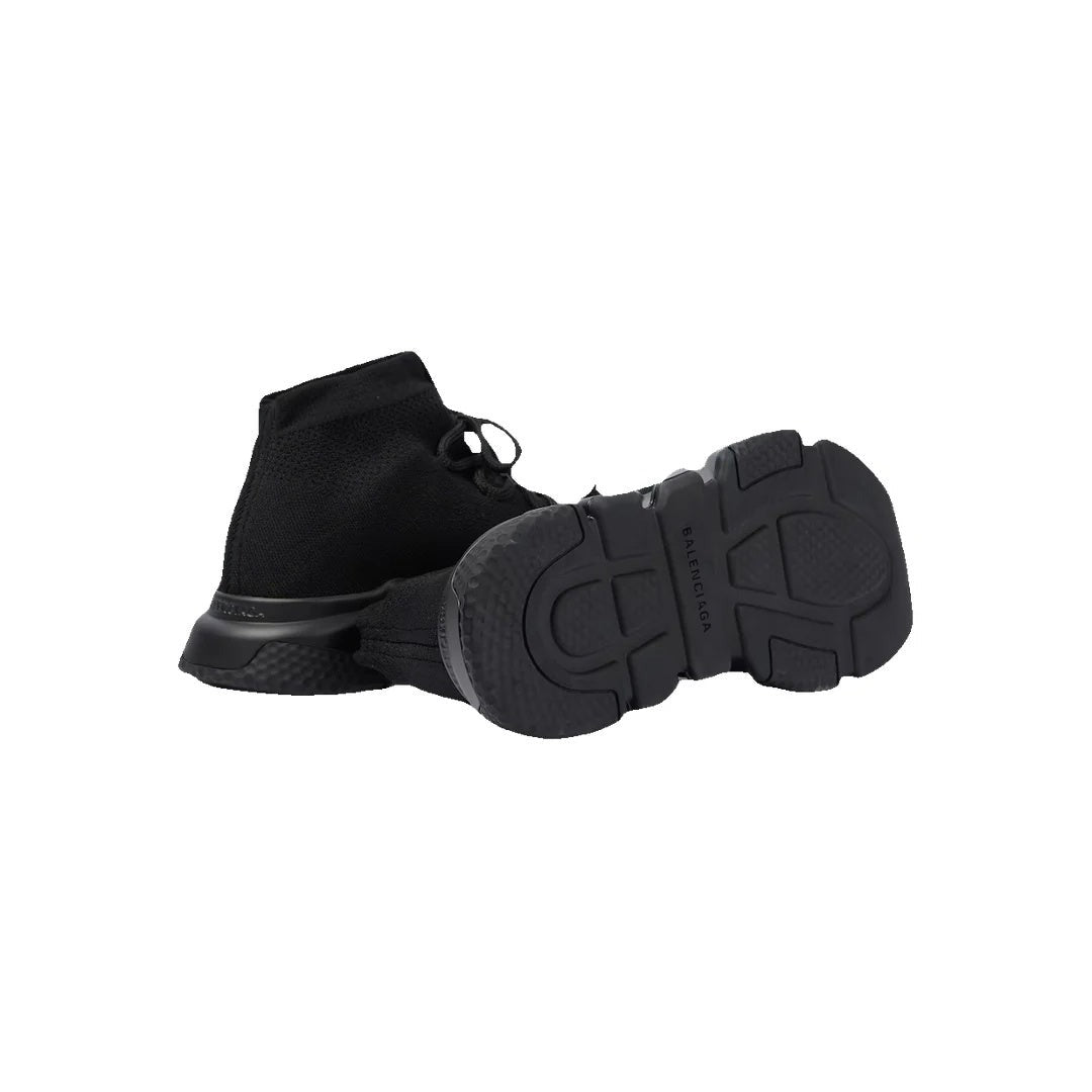 BALENCIAGA SPEED LACE UP SNEAKERS ALL BLACK