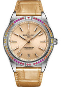 breitling-chronomat-automatic-36-south-sea-watch-stainless-steel-gem-set-beige-dial-beige-alligator-leather-strap-folding-buckle-a10380611a1p1