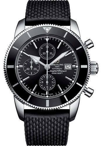 breitling-superocean-heritage-chronograph-46-watch-steel-volcano-black-dial-black-rubber-aero-classic-strap-folding-buckle-a13312121b1s1