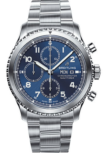breitling-aviator-8-chronograph-43-watch-steel-case-blue-dial-steel-professional-iii-bracelet-a13314101c1a1