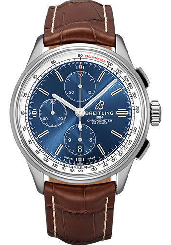 breitling-premier-chronograph-watch-42mm-steel-case-blue-dial-brown-croco-strap-a13315351c1p1