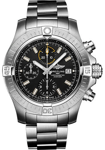 breitling-avenger-chronograph-45-watch-stainless-steel-black-dial-metal-bracelet-a13317101b1a1