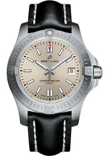 breitling-chronomat-colt-automatic-41-watch-steel-case-silver-dial-black-leather-strap-a17313101g1x1