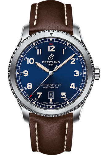 breitling-aviator-8-automatic-41-watch-stainless-steel-blue-dial-brown-calfskin-leather-strap-tang-buckle-a17315101c1x1