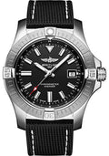 breitling-avenger-automatic-43-watch-stainless-steel-black-dial-anthracite-calfskin-leather-strap-tang-buckle-a17318101b1x1