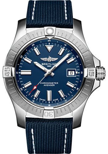 breitling-avenger-automatic-43-watch-stainless-steel-blue-dial-blue-calfskin-leather-strap-folding-buckle-a17318101c1x2