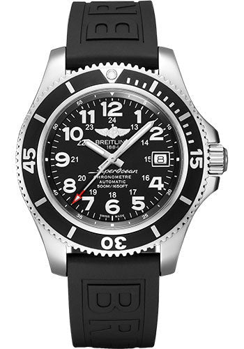 breitling-superocean-ii-42-watch-steel-volcano-black-dial-black-diver-pro-iii-strap-tang-buckle-a17365c91b1s1