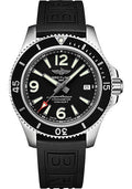 breitling-superocean-automatic-42-watch-steel-black-dial-black-diver-pro-iii-strap-tang-buckle-a17366021b1s1
