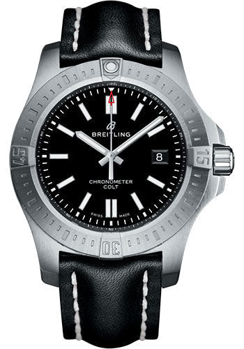 breitling-chronomat-colt-automatic-44-watch-steel-case-volcano-black-dial-black-leather-strap-a17388101b1x1