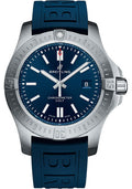 breitling-colt-automatic-watch-stainless-steel-blue-dial-blue-rubber-strap-folding-buckle-a17388101c1s1