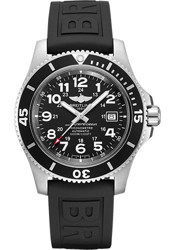 breitling-superocean-ii-44-watch-steel-volcano-black-dial-black-diver-pro-iii-strap-tang-buckle-a17392d71b1s1