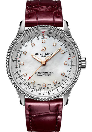 breitling-navitimer-automatic-35-watch-stainless-steel-mother-of-pearl-dial-burgundy-alligator-leather-strap-tang-buckle-a17395211a1p1