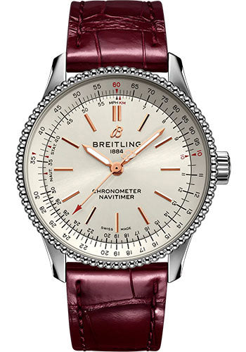 breitling-navitimer-automatic-35-watch-stainless-steel-silver-dial-burgundy-alligator-leather-strap-folding-buckle-a17395f41g1p2