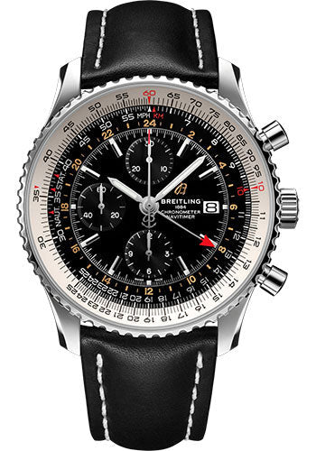 breitling-navitimer-chronograph-gmt-46-watch-steel-black-dial-black-leather-strap-tang-buckle-a24322121b2x1
