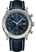 breitling-navitimer-chronograph-gmt-46-watch-steel-blue-dial-blue-leather-strap-tang-buckle-a24322121c2x1