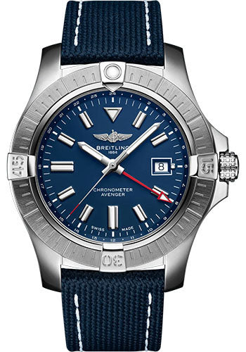 breitling-avenger-automatic-gmt-45-watch-stainless-steel-blue-dial-blue-calfskin-leather-strap-tang-buckle-a32395101c1x1