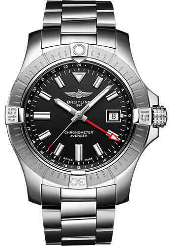 breitling-avenger-automatic-gmt-43-watch-stainless-steel-black-dial-metal-bracelet-a32397101b1a1