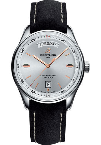 breitling-premier-automatic-day-date-watch-40mm-steel-case-silver-dial-black-nubuck-strap-a45340211g1x2