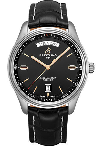 breitling-premier-automatic-day-date-watch-40mm-steel-case-black-dial-black-croco-strap-a45340241b1p1