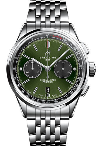 breitling-premier-b01-chronograph-bentley-watch-42mm-steel-case-green-dial-steel-bracelet-ab0118a11l1a1