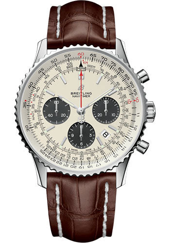 breitling-navitimer-b01-chronograph-43-watch-steel-mercury-silver-dial-brown-croco-strap-folding-buckle-ab0121211g1p2