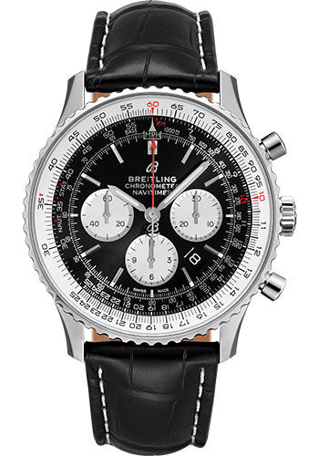 breitling-navitimer-b01-chronograph-46-watch-steel-black-dial-black-croco-strap-folding-buckle-ab0127211b1p2
