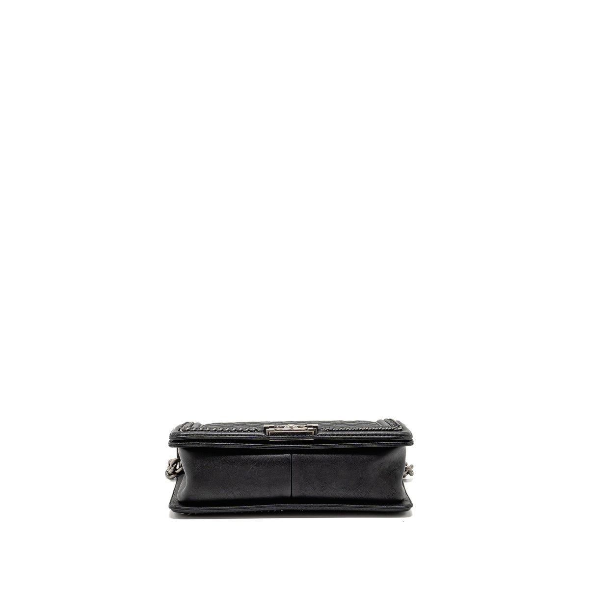 chanel-top-handle-boy-bag-limited-edition-grained-calfskin-black-ruthenium-silver-hardware-copy